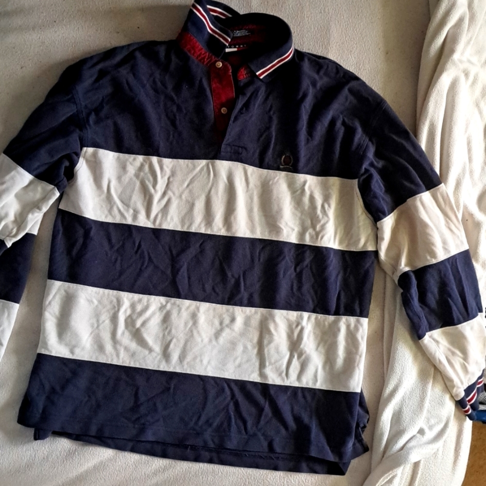 Xl tommy hilfiger stripped polo